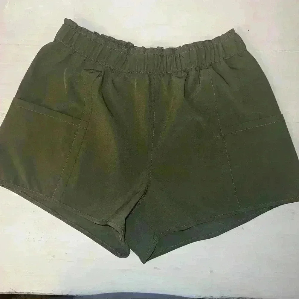 Vanilla Star Olive Green Cargo Women's Shorts Size XS